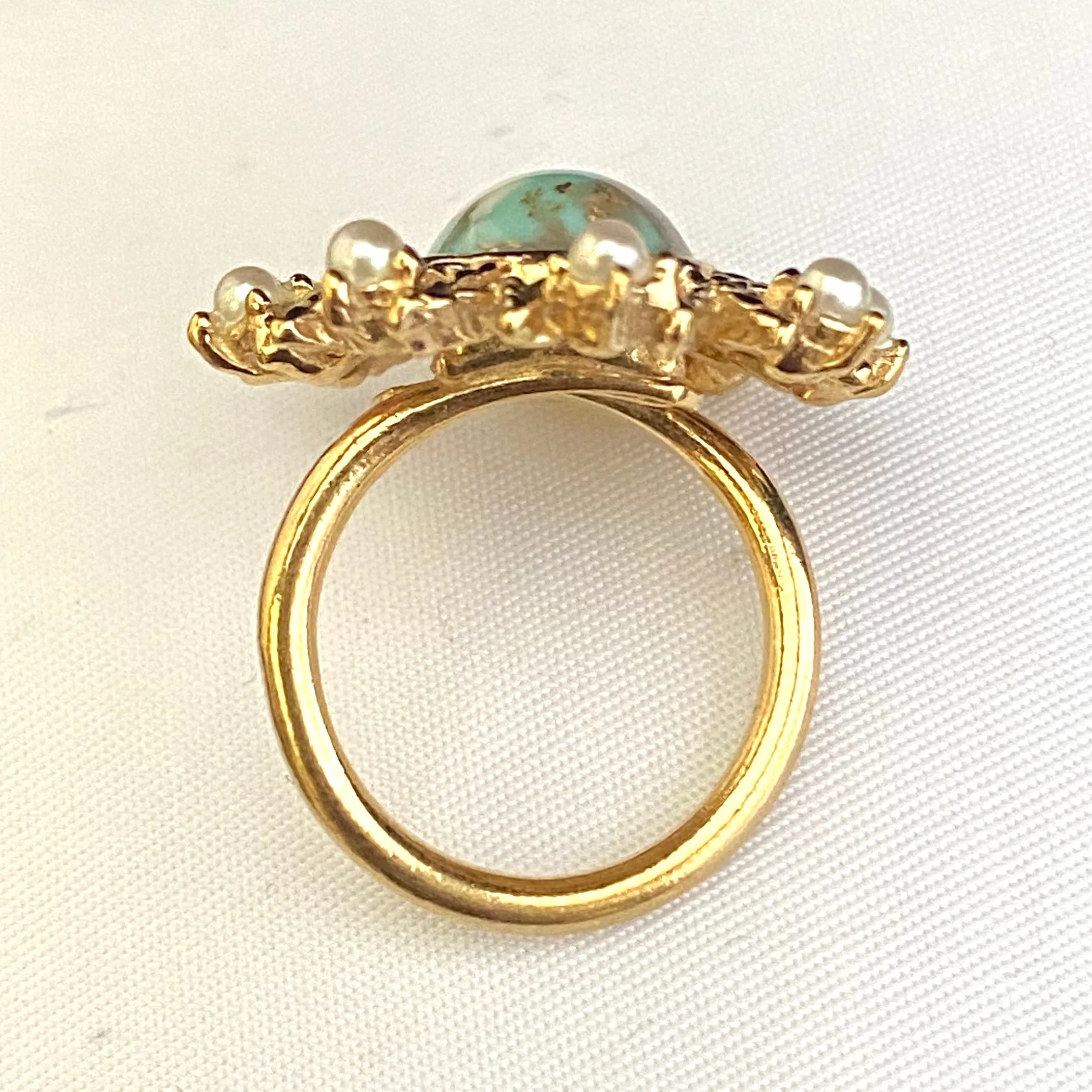 1972 Sarah Coventry Azure Skies Ring