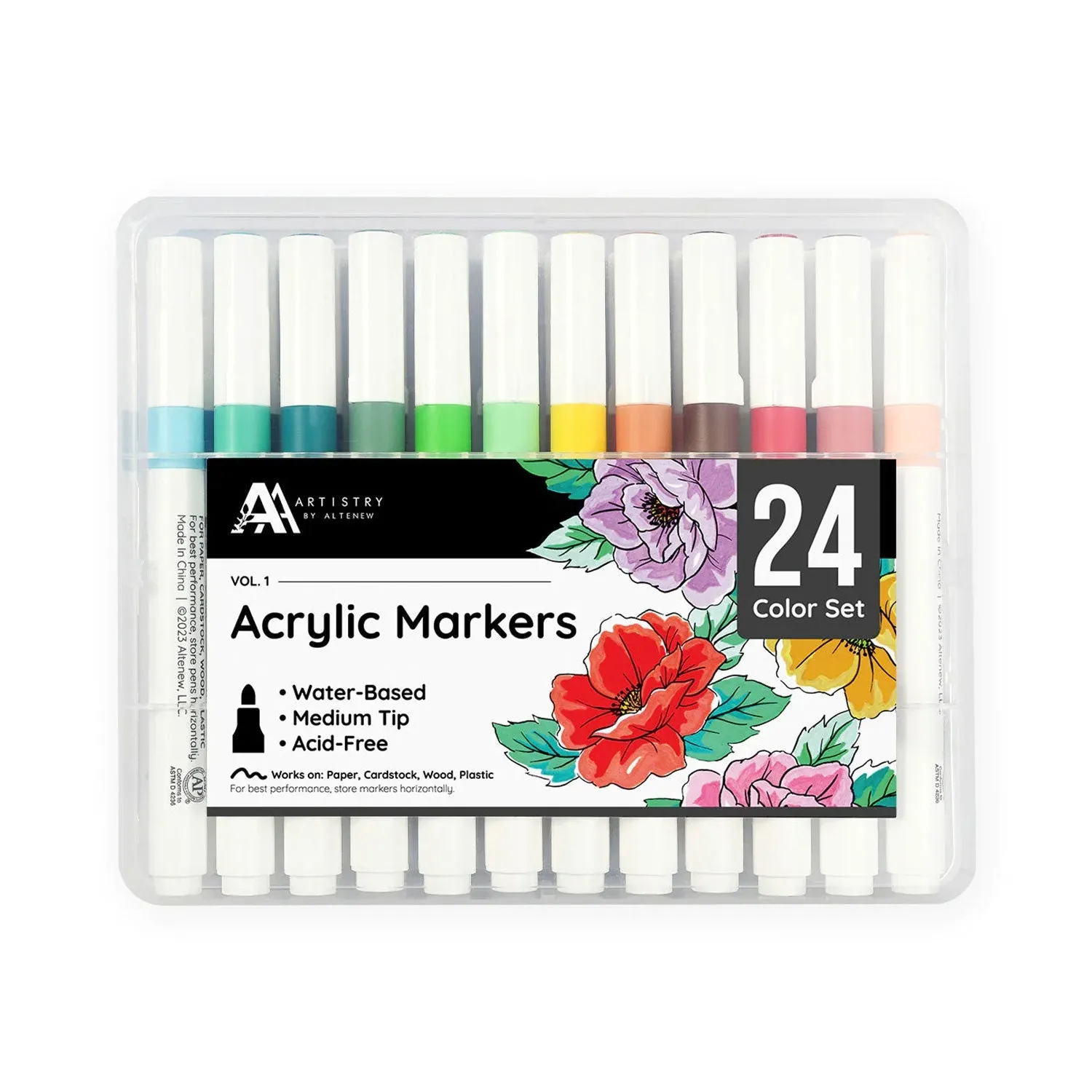 Altenew Acrylic Marker 24 Colour Set - Vol. 1