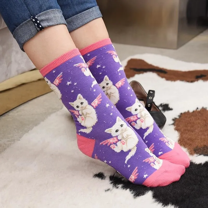 Angelic Kitten Socks