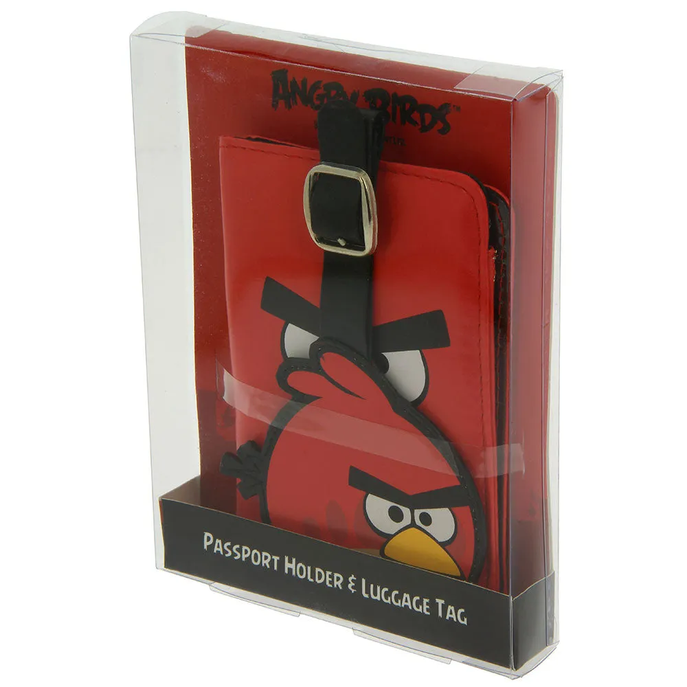 Angry Birds Passport Holder and Luggage Tag Gift Sets