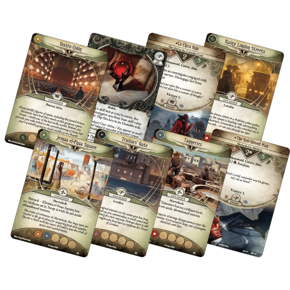 Arkham Horror: The Card Game – The Scarlet Keys Campaign Expansion