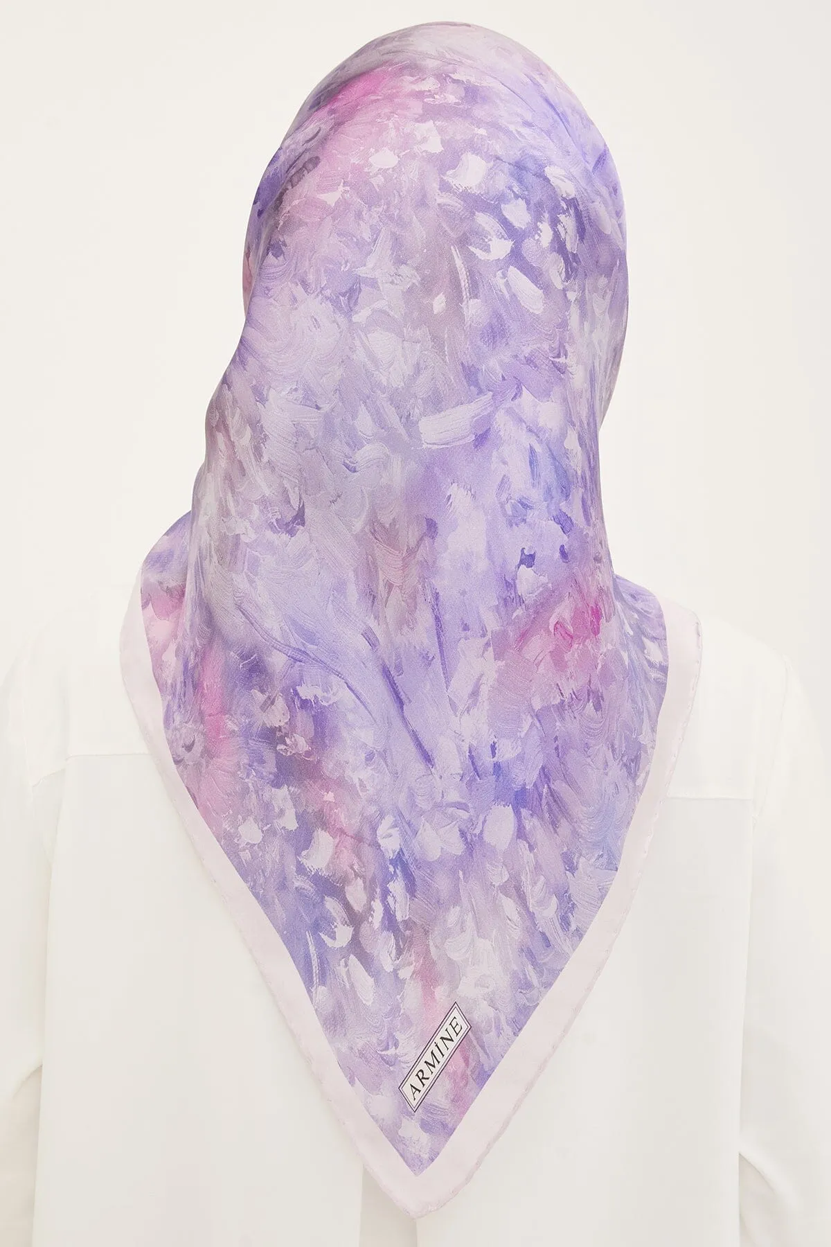 Armine Coffetti Silk Twill Scarf #1