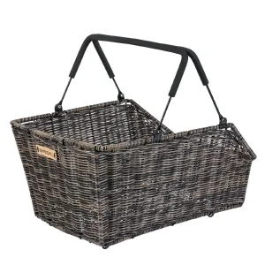 Basil Cento MIIK Rear Basket - Rattan Look