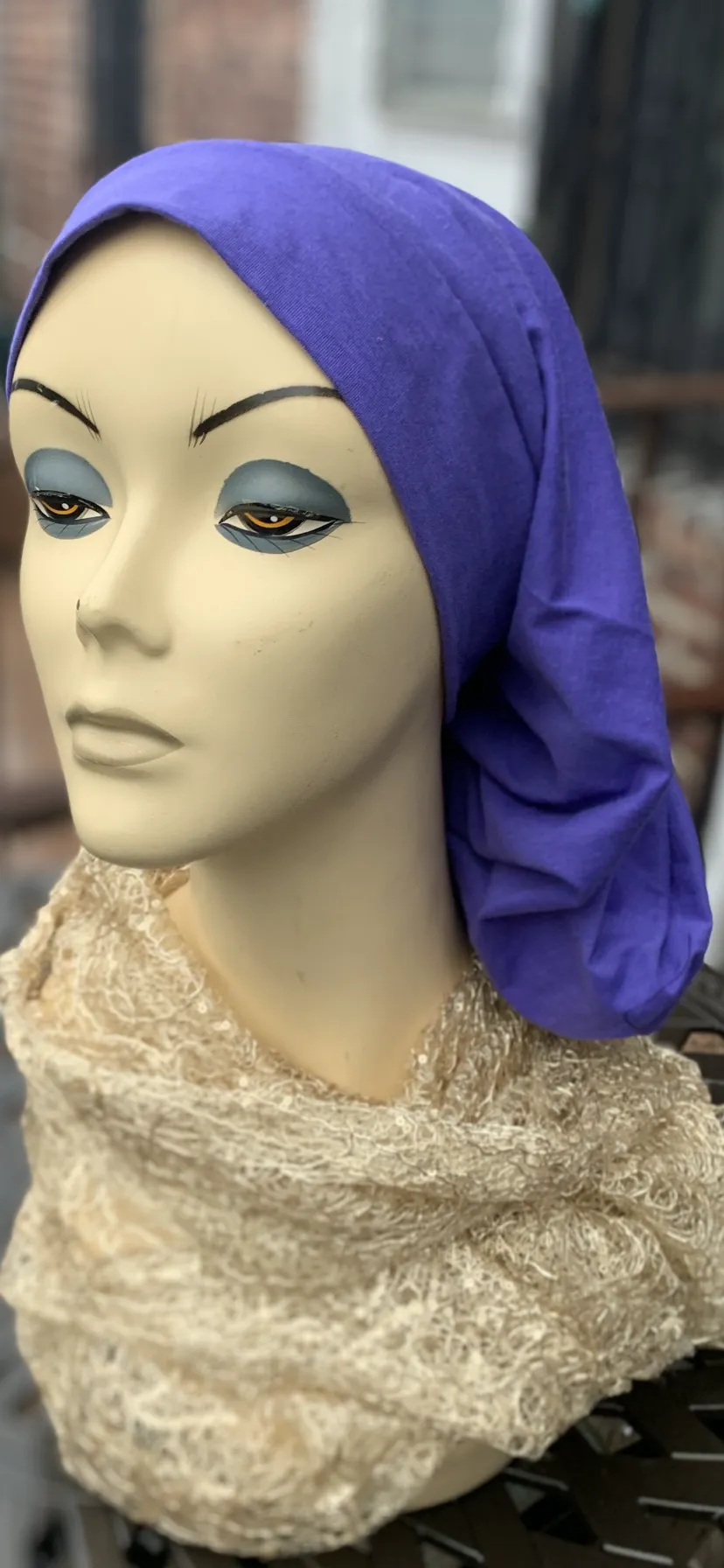 Beanie Turban Hijab To Conceal Cover Hair Snood Head Scarf Hair Wrap