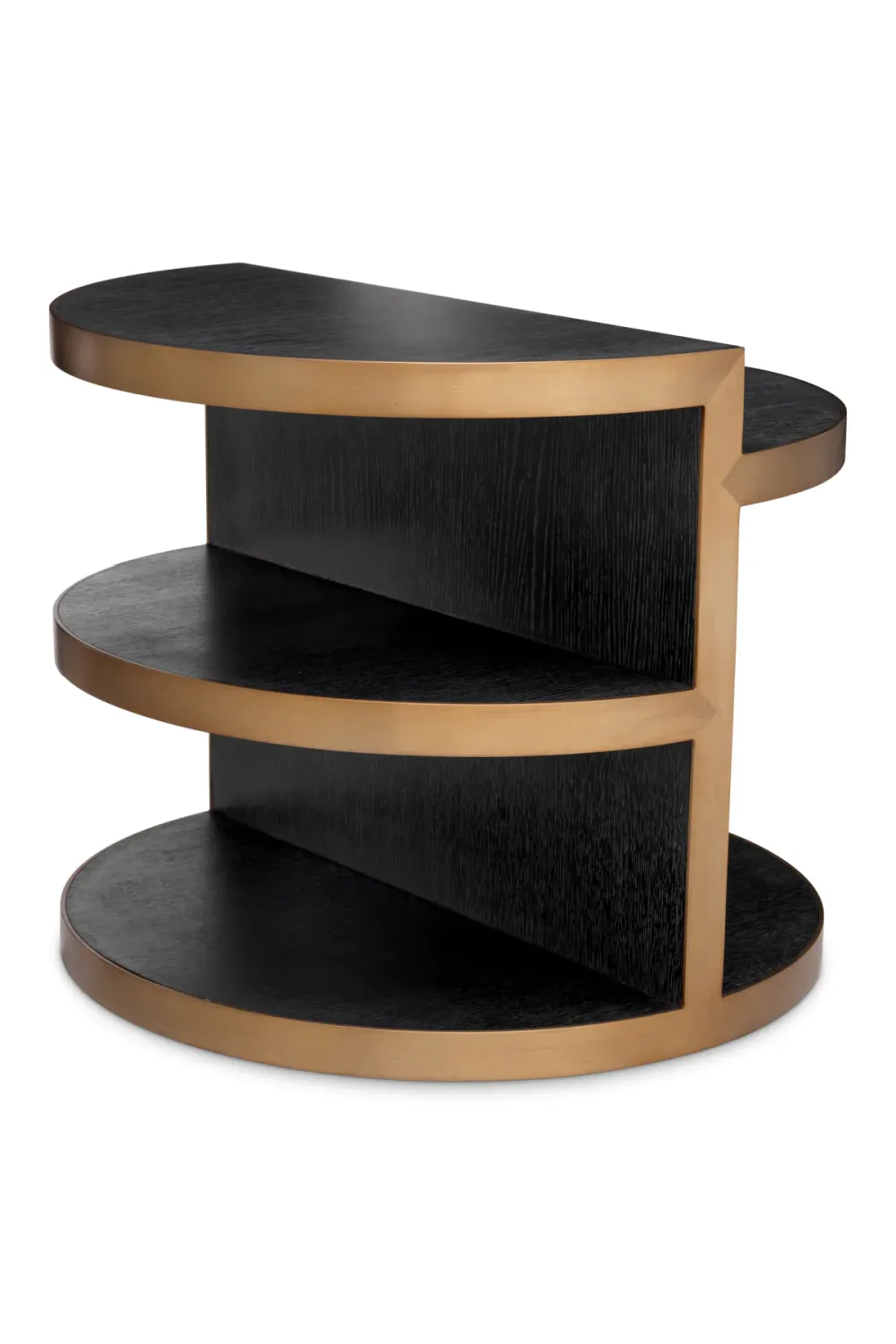 Black Oak Modern Side Table | Eichholtz Nilo