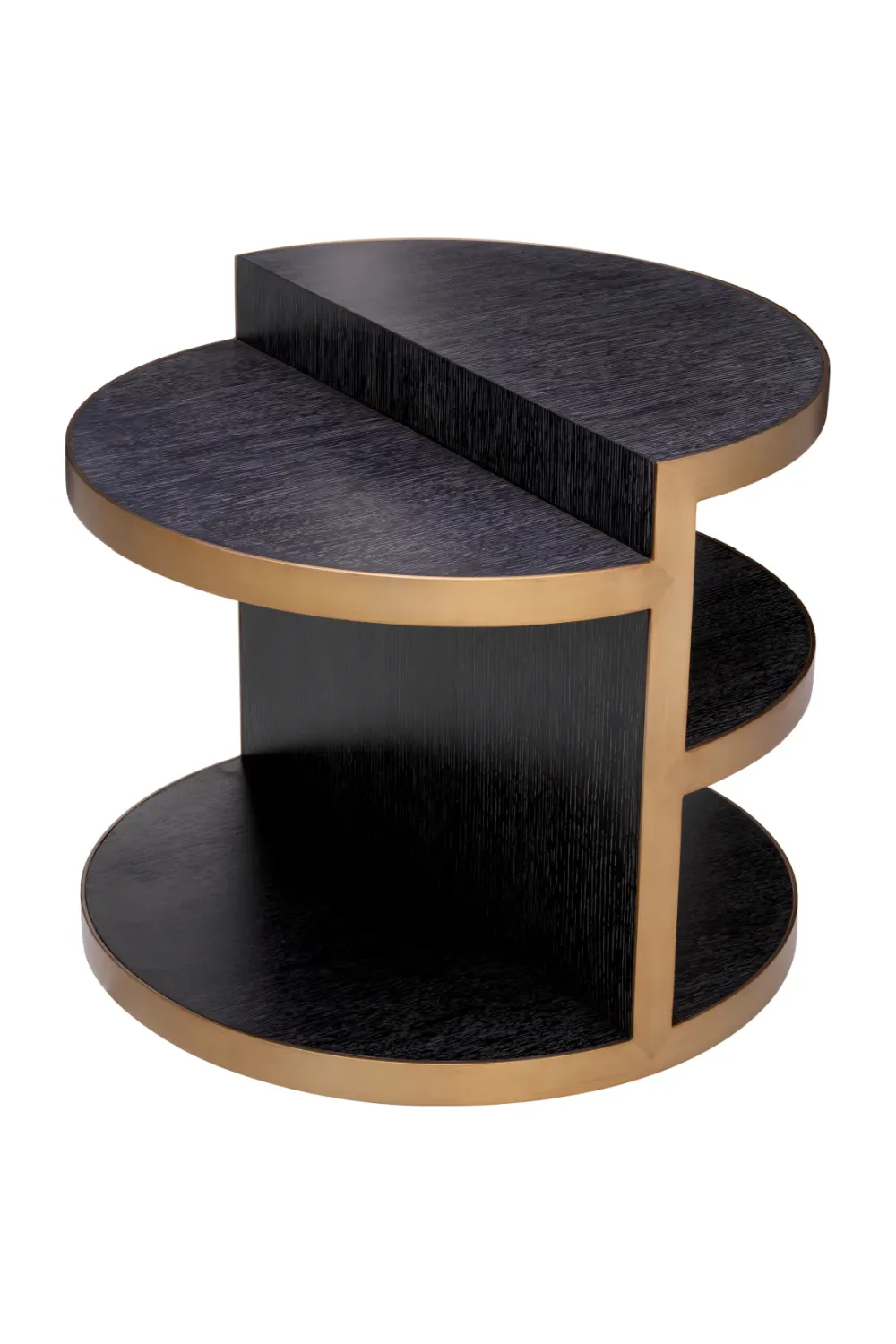 Black Oak Modern Side Table | Eichholtz Nilo