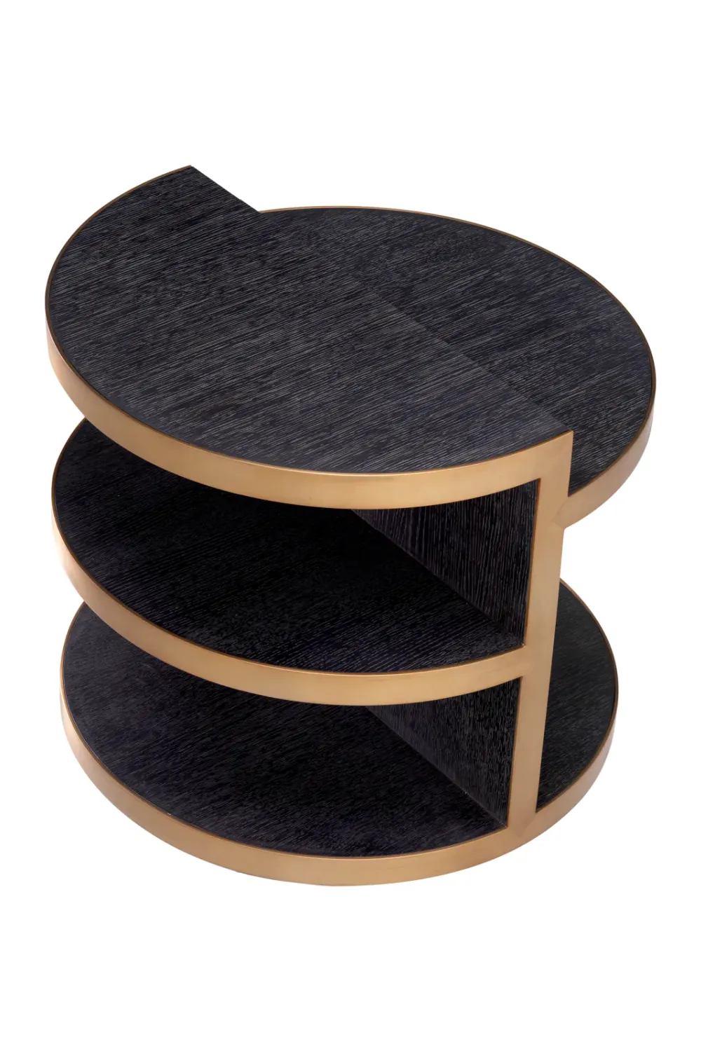 Black Oak Modern Side Table | Eichholtz Nilo