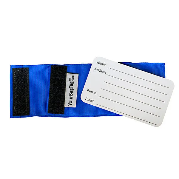 Bright Blue Luggage Tag