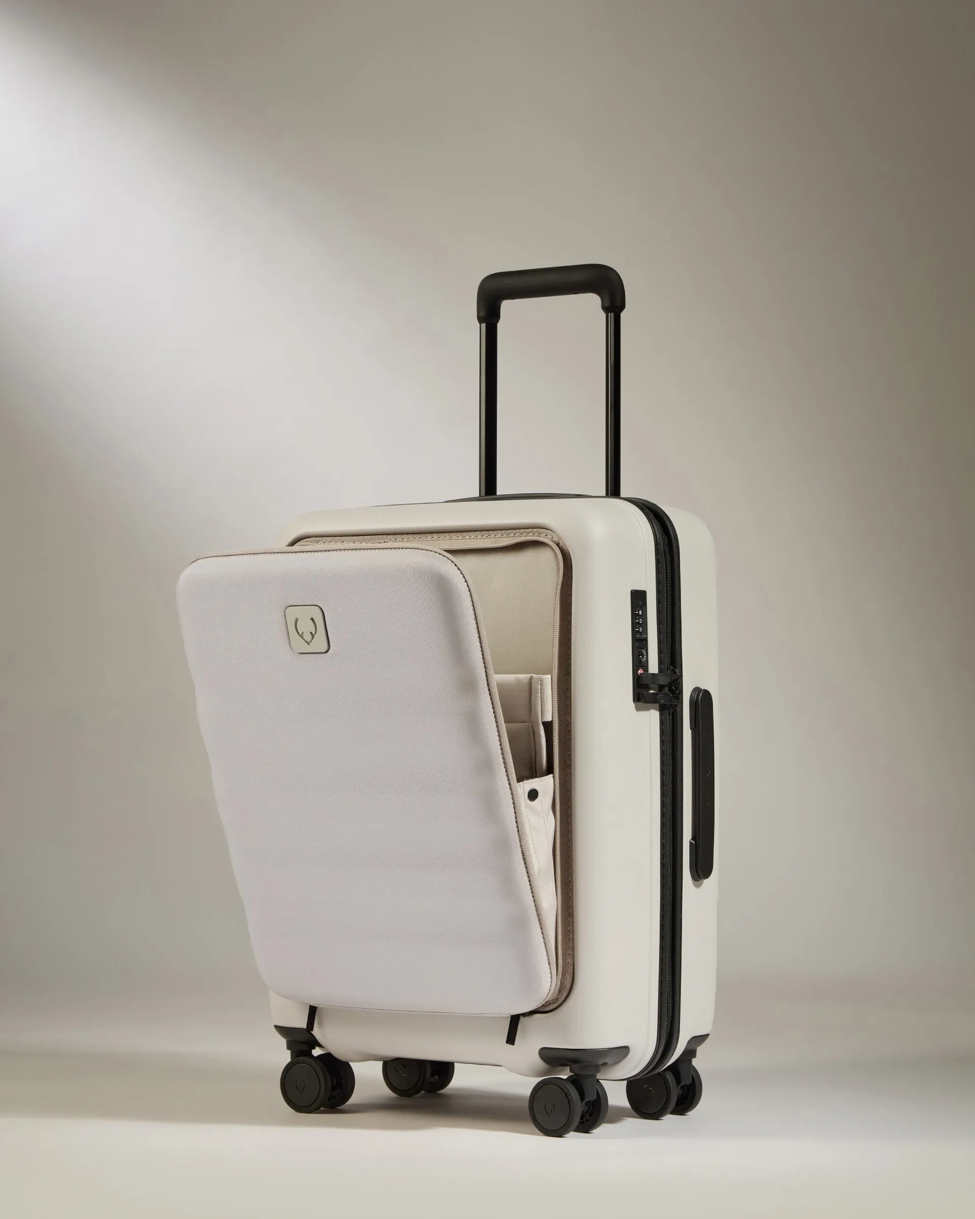 Cabin with Pocket Suitcase in Taupe - Icon Stripe