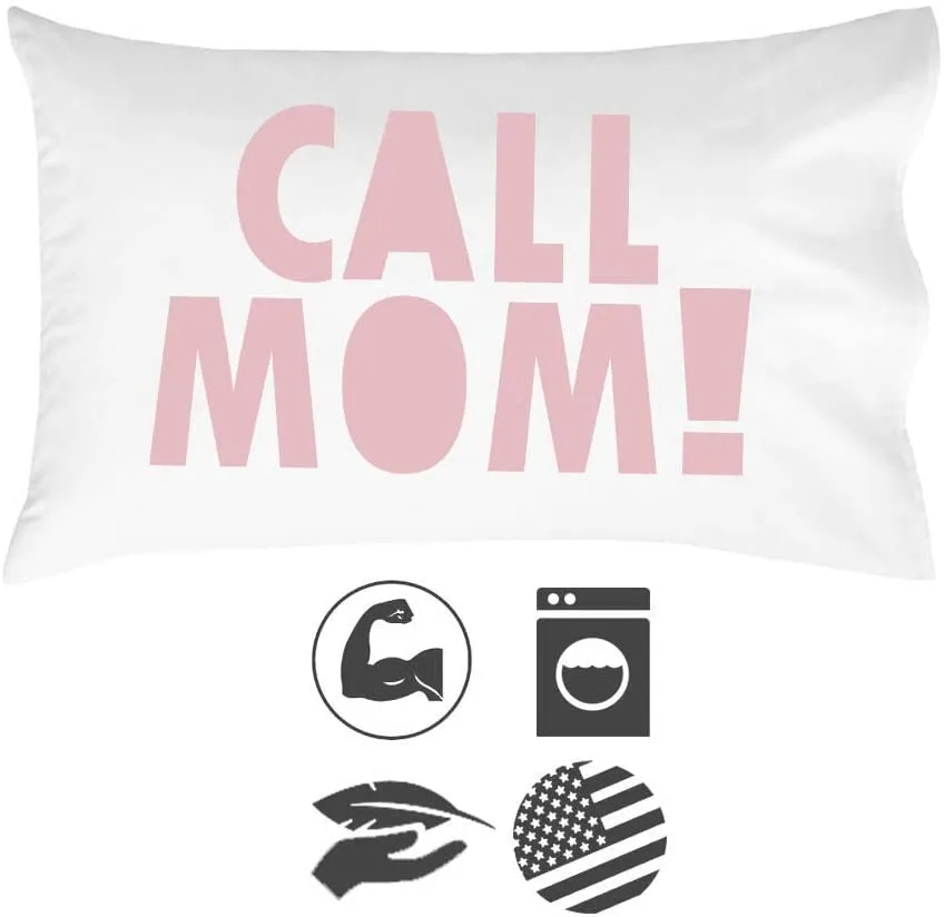 Call Mom! Perfect Pillowcase For Graduation Gifts