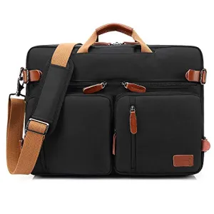 Convertible Backpack Messenger Bag - Shoulder Laptop Case