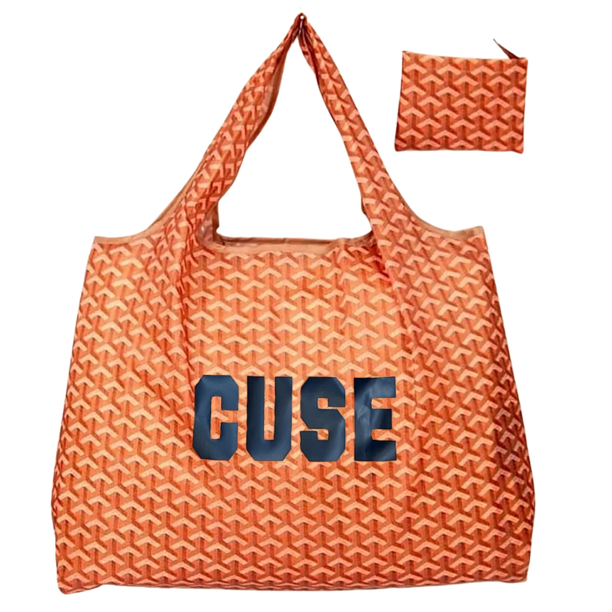 Custom College Big Eco Friendly Reusable Folding Shopping Bag / Beach Bag