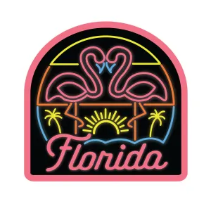 Florida Flamingos Die Cut Vinyl Sticker