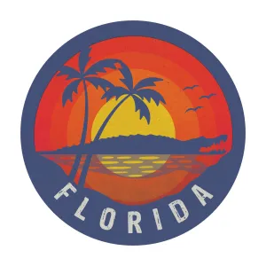 Florida Gatorland Die Cut Vinyl Sticker