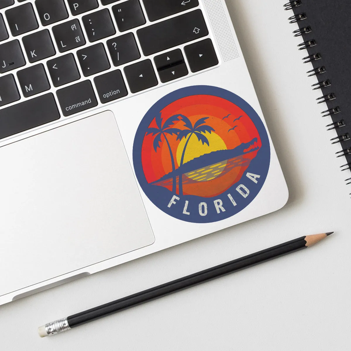 Florida Gatorland Die Cut Vinyl Sticker