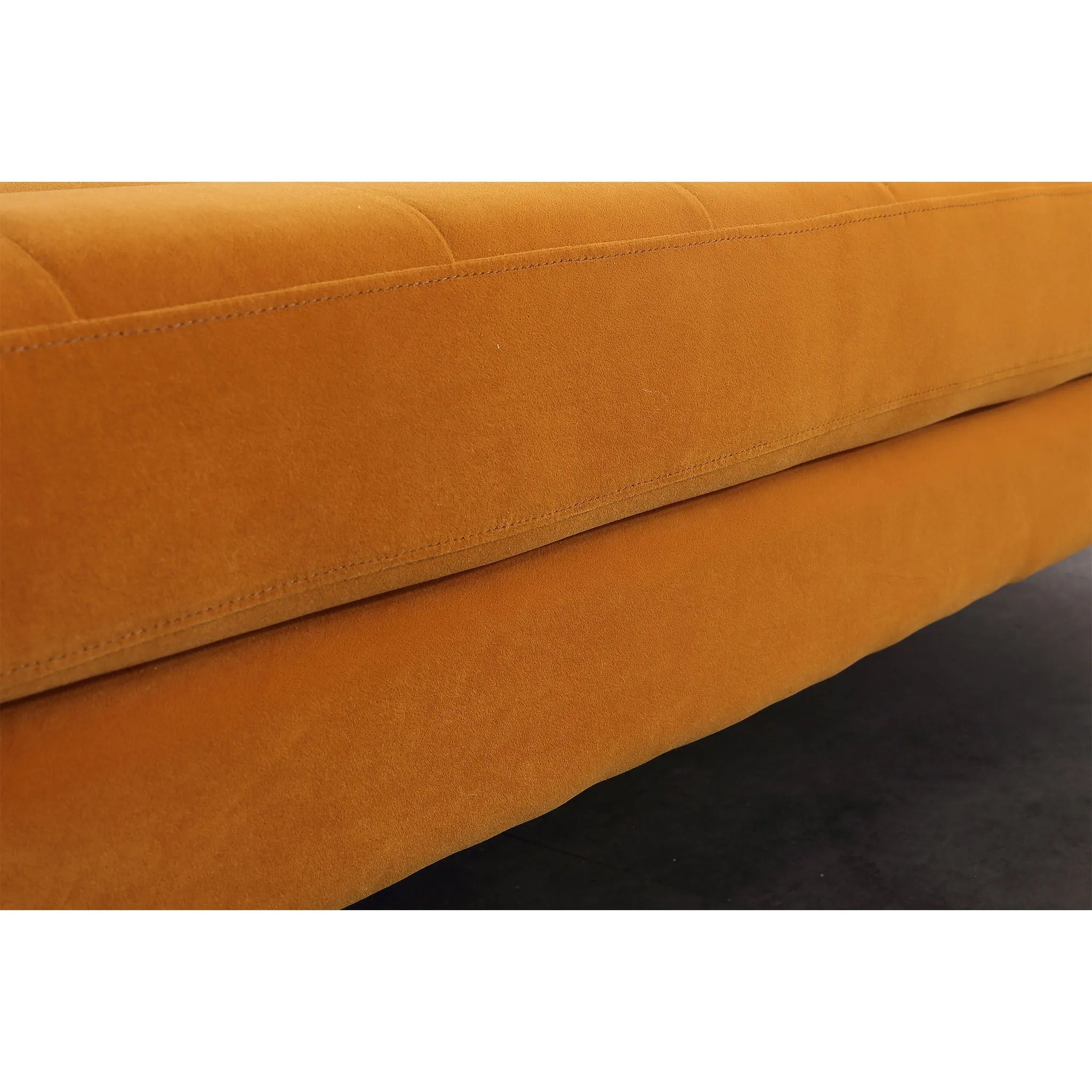 Frederick Modern Contemporary Velvet Loveseat