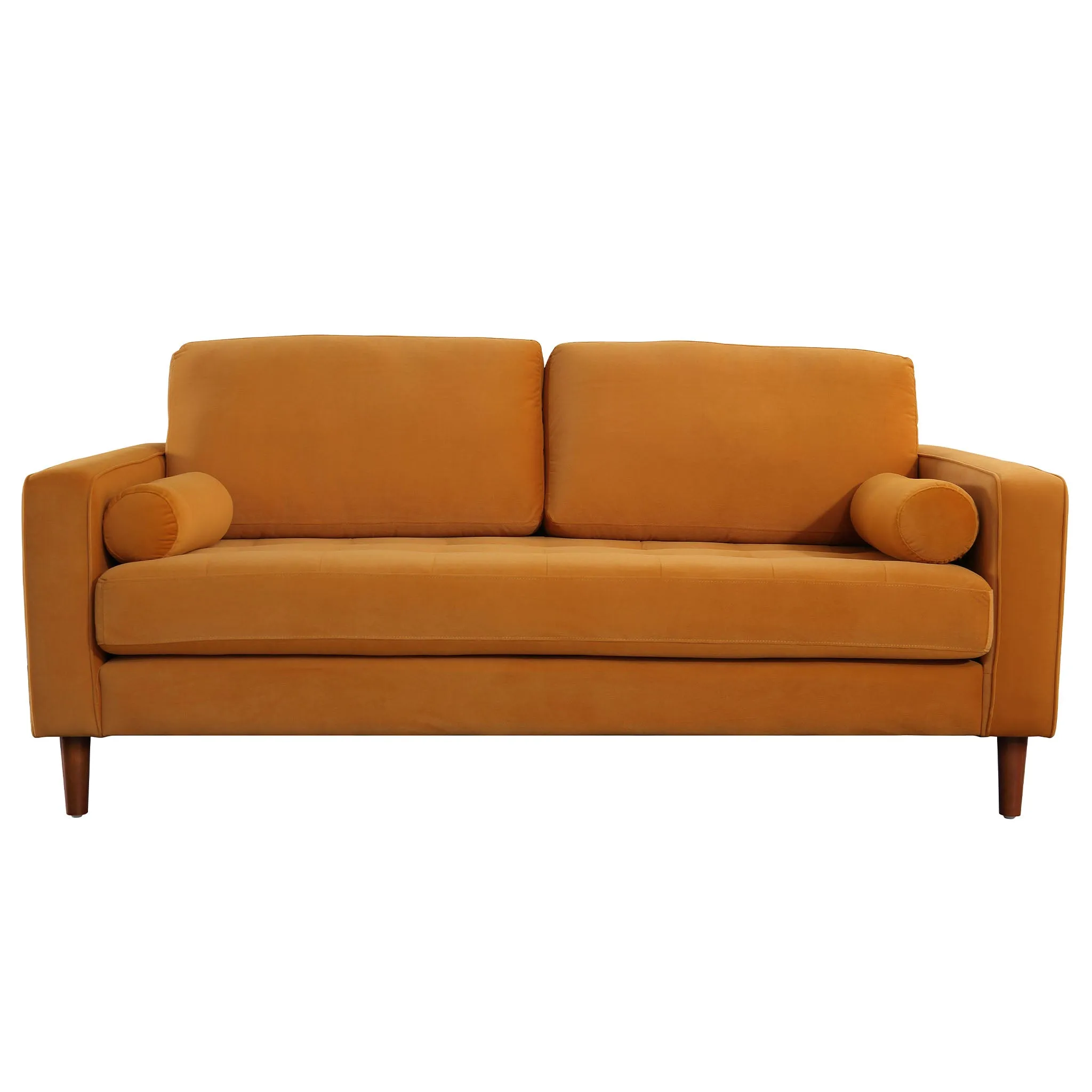 Frederick Modern Contemporary Velvet Loveseat