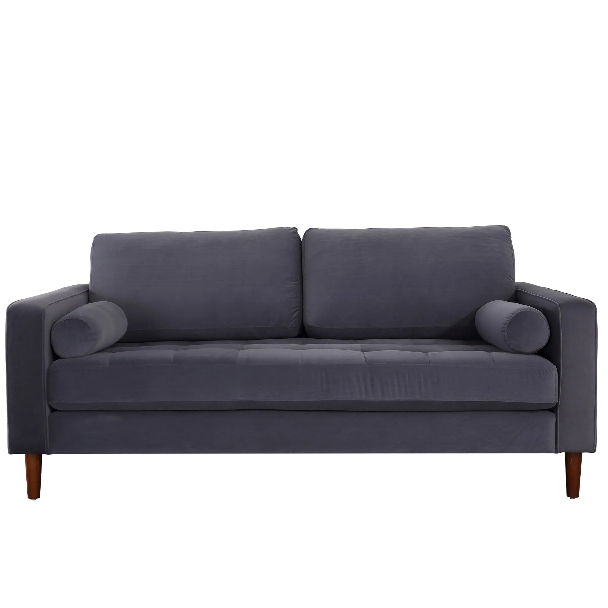 Frederick Modern Contemporary Velvet Loveseat