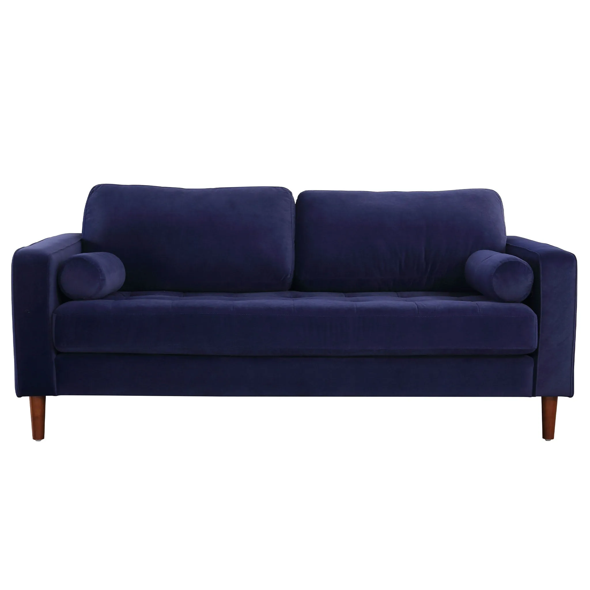 Frederick Modern Contemporary Velvet Loveseat