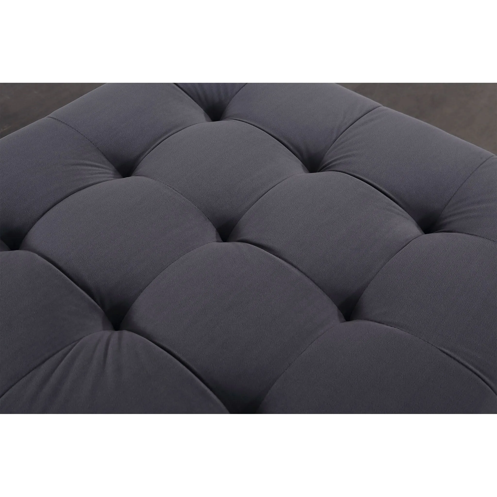 Frederick Modern Contemporary Velvet Loveseat