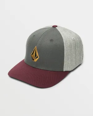 Full Stone Hthr Flexfit Hat - Merlot