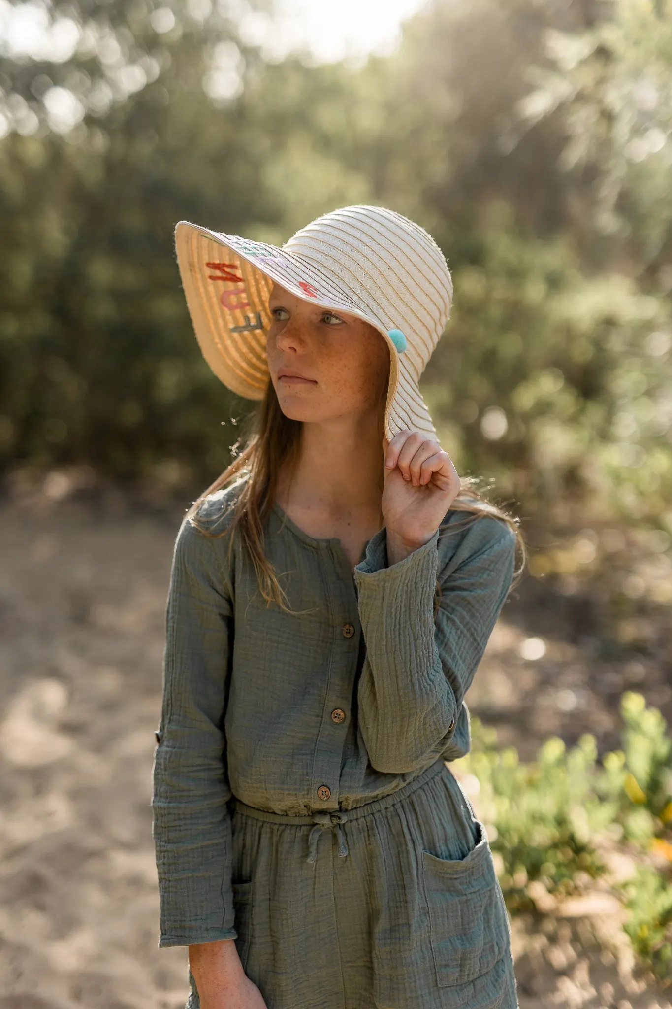 Fun In The Sun Wide Brim Hat