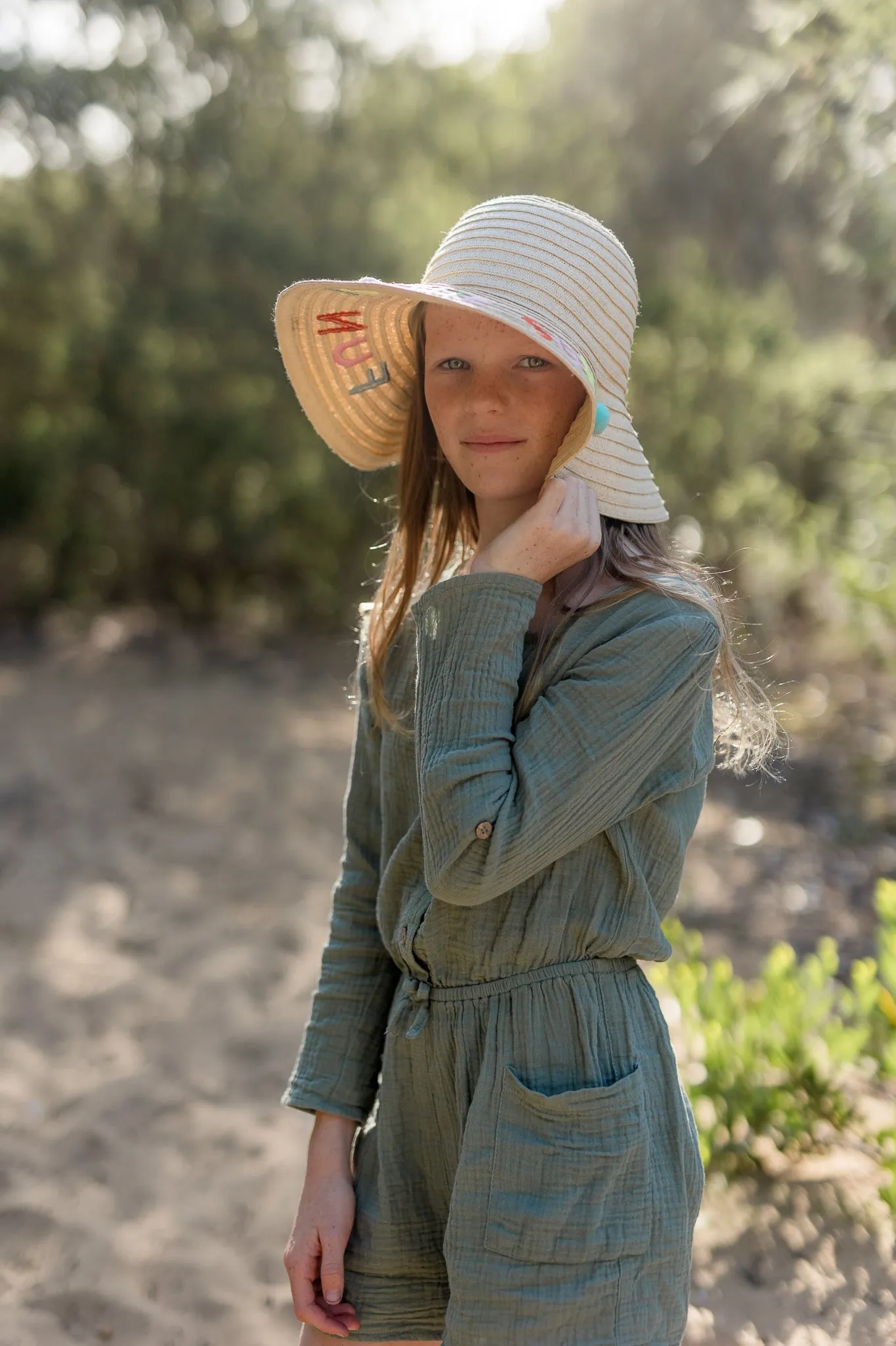 Fun In The Sun Wide Brim Hat