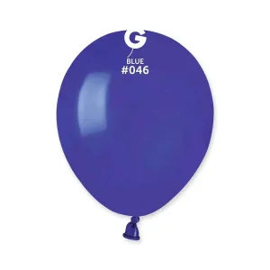 Gemar - 5" Blue Latex Balloons #046 (100pcs)