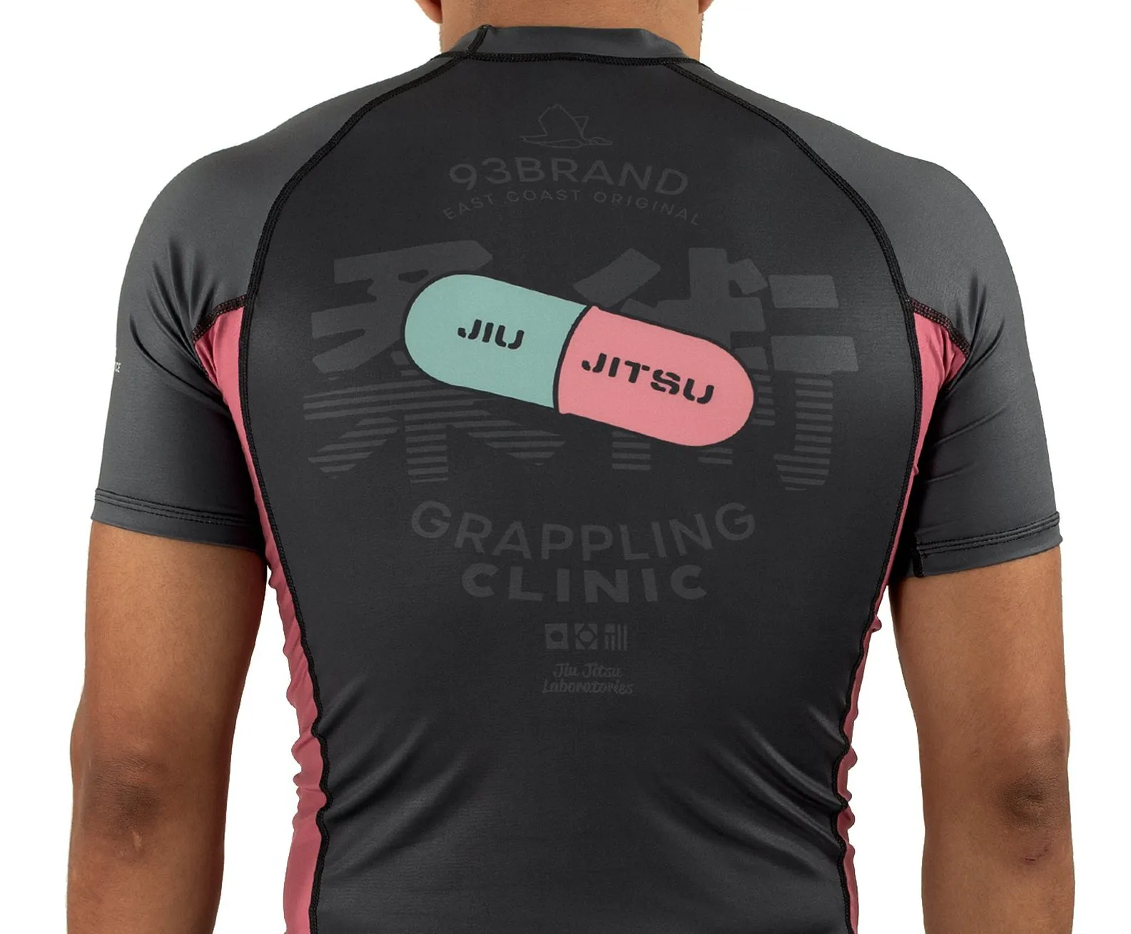 GRAPPLING CLINIC Men's Rash Guard - Short Sleeve