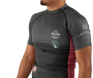 GRAPPLING CLINIC Men's Rash Guard - Short Sleeve