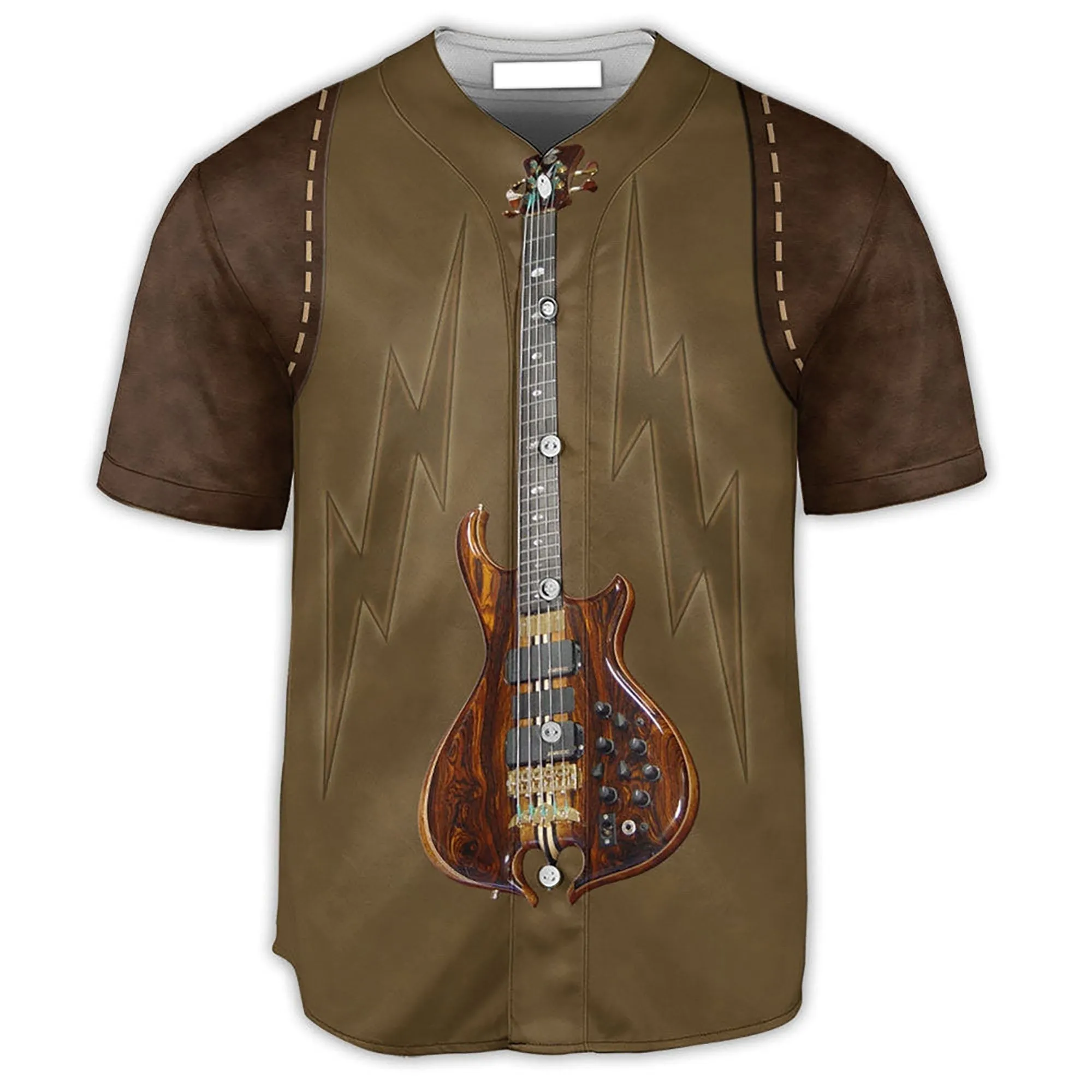 Guitar Music Amazing Guitar Vintage Baseball Jersey, Idea Gift for Guitar Lover