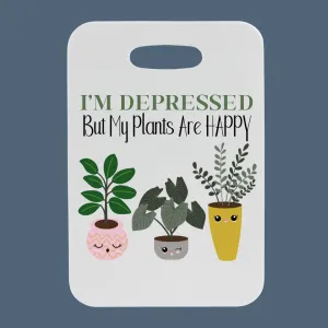 I'm Depressed But My Plants Are Happy | Customizable Luggage Tag | Bag Tag