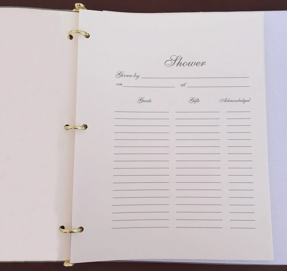 Isabella Wedding Memory Book