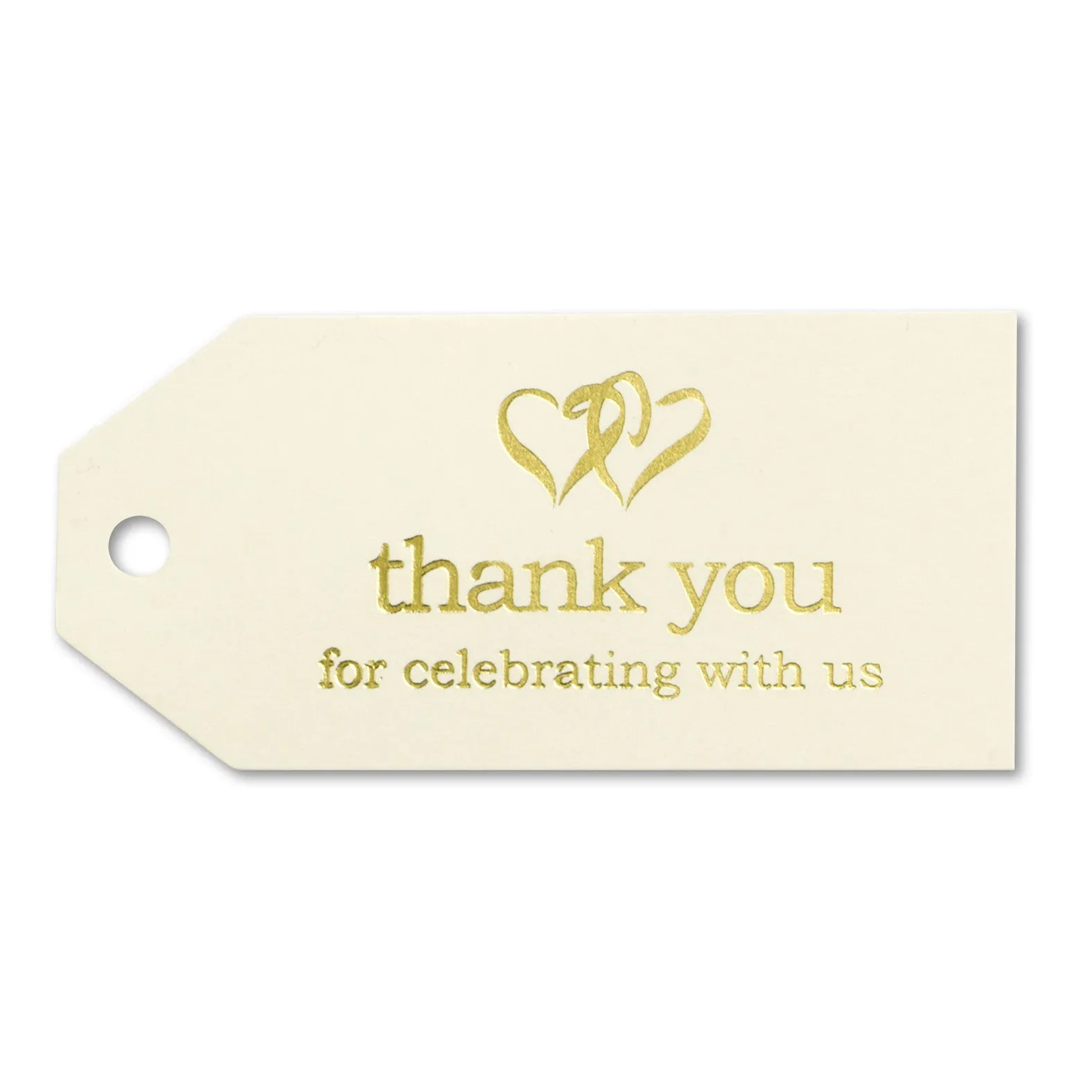 Ivory and Gold Favor Cards (Pack of 25)