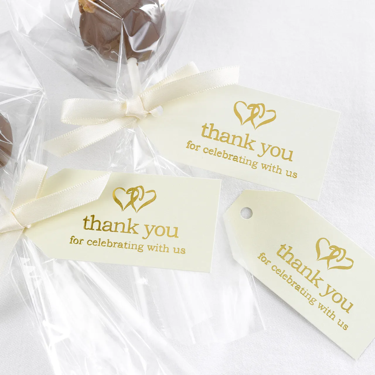 Ivory and Gold Favor Cards (Pack of 25)