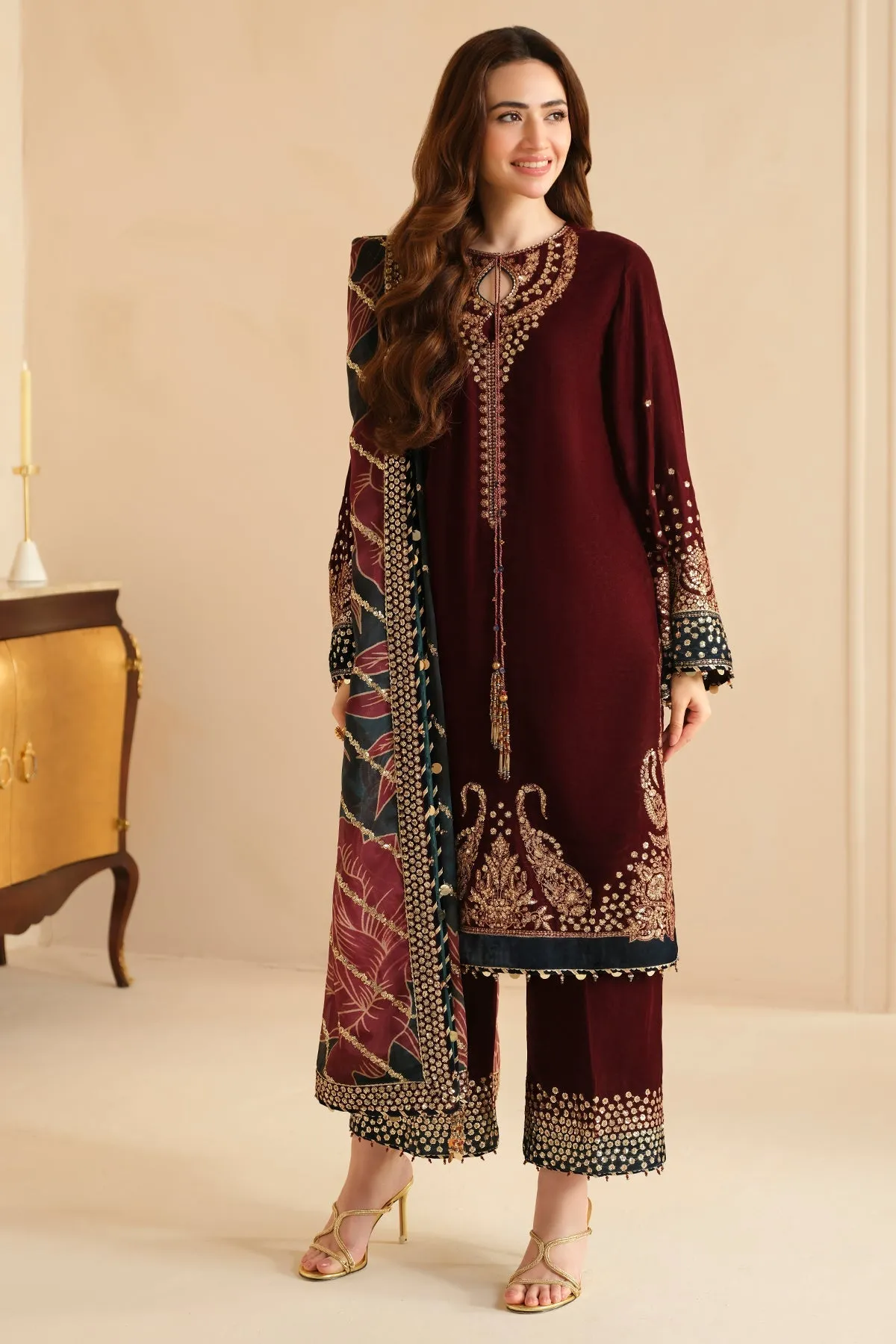 Jazmin The Velvet Edit Embroidered Formals – VF-2038