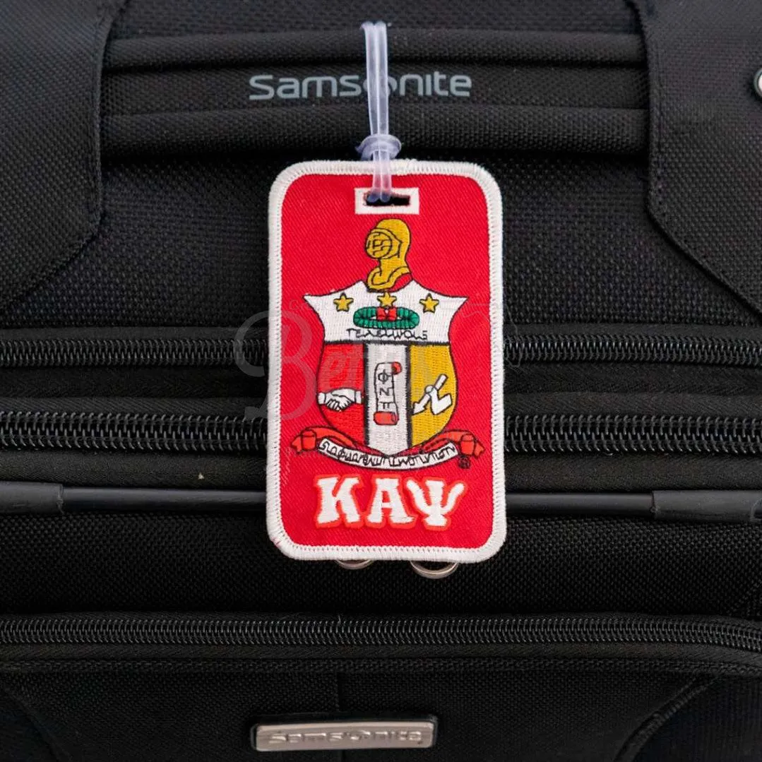 Kappa Alpha Psi ΚΑΨ Embroidered Luggage Tag