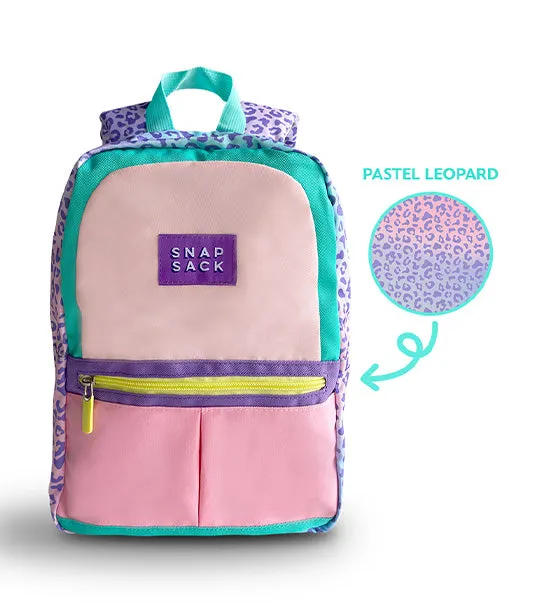 Kids Backpack Leopard Pastel