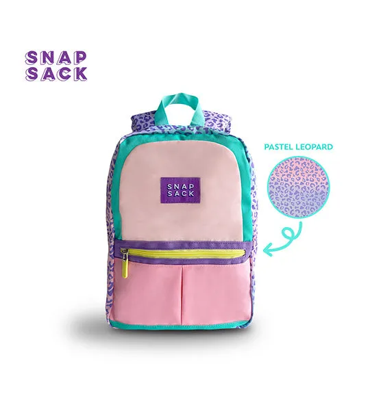 Kids Backpack Leopard Pastel