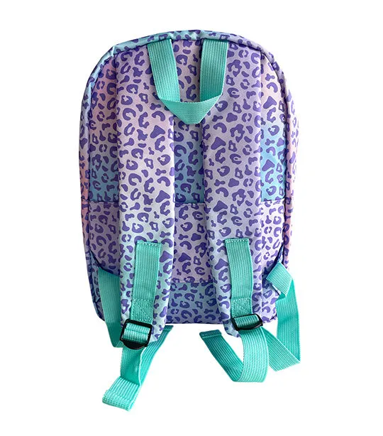 Kids Backpack Leopard Pastel