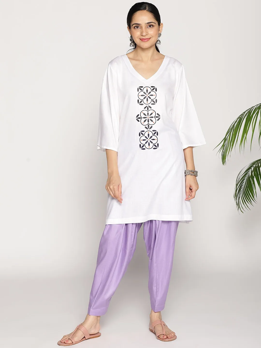 Lavender Rayon Salwar