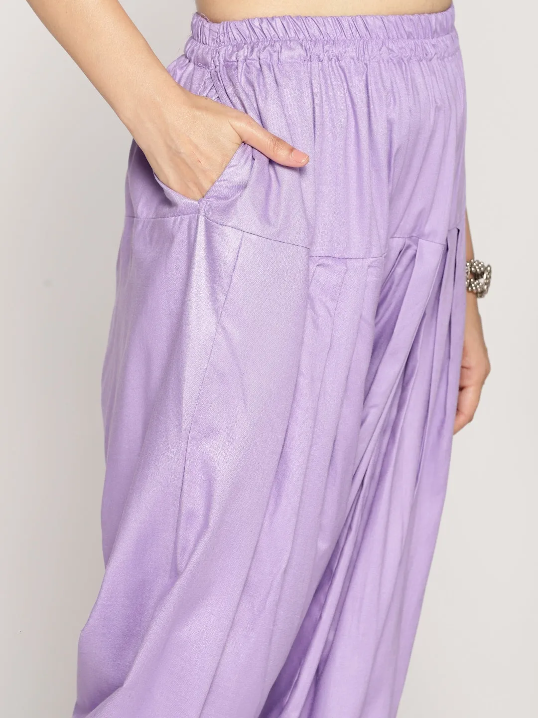 Lavender Rayon Salwar