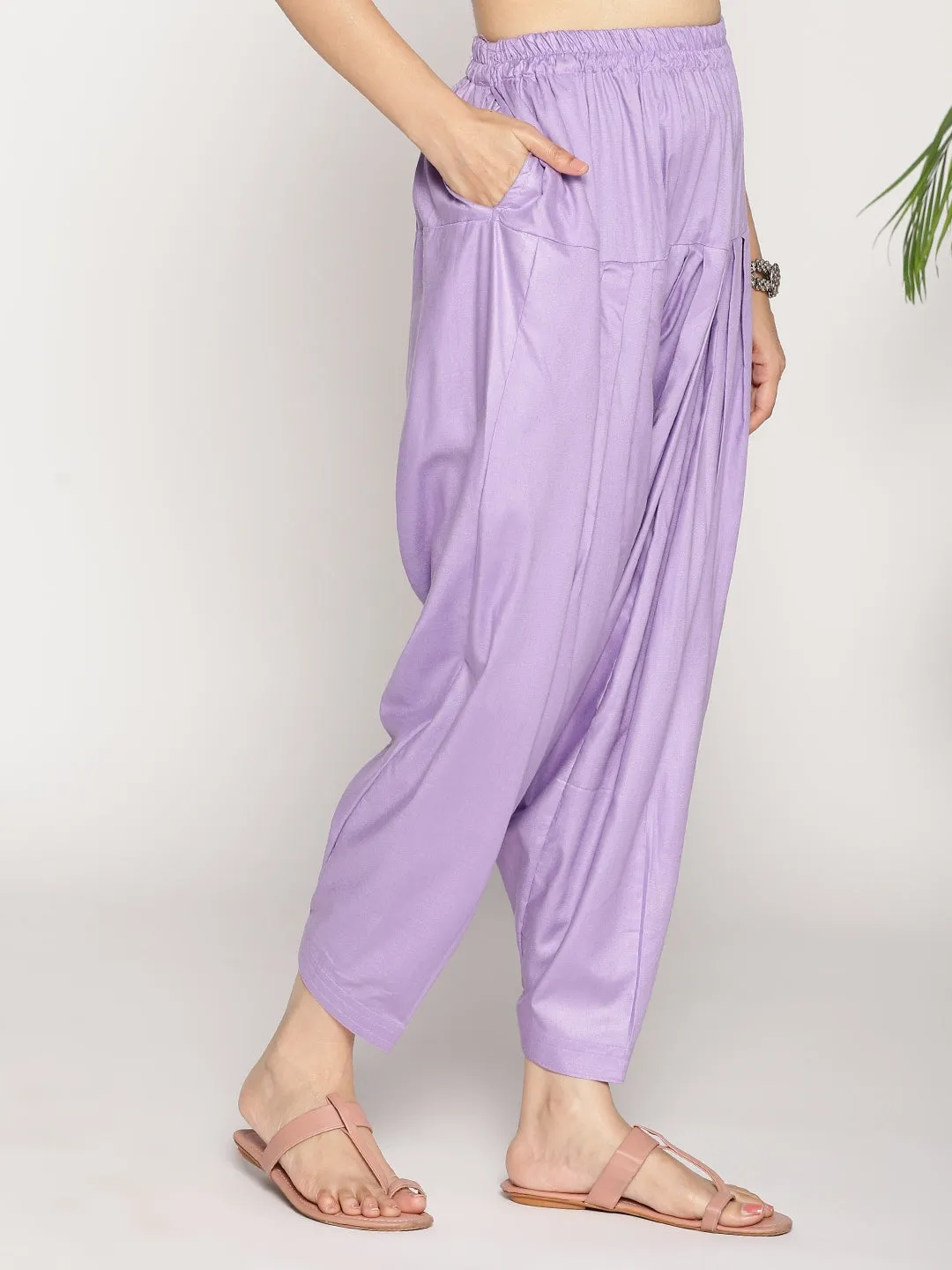 Lavender Rayon Salwar