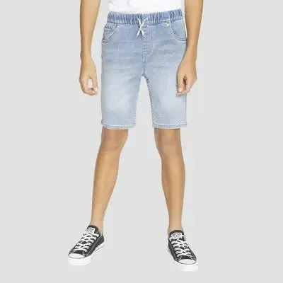 Levi's Boys' Skinny Fit Bermuda Jean Denim Shorts, Blue