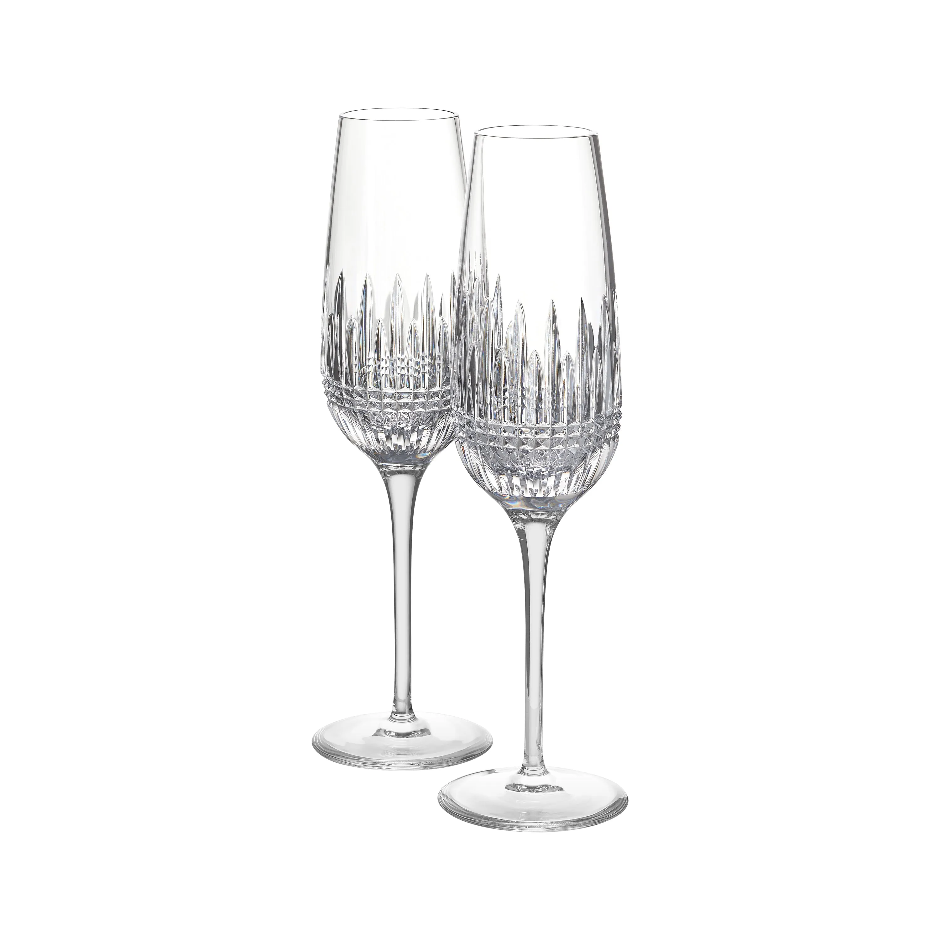 Lismore Diamond Essence Flute Glass (Set of 2)