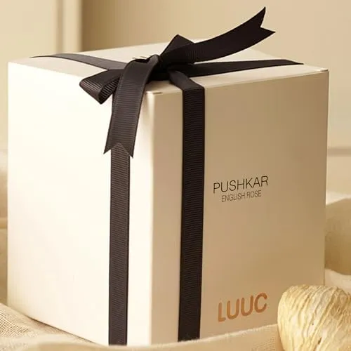 LUUC Pushkar (English Rose) Scented Candle