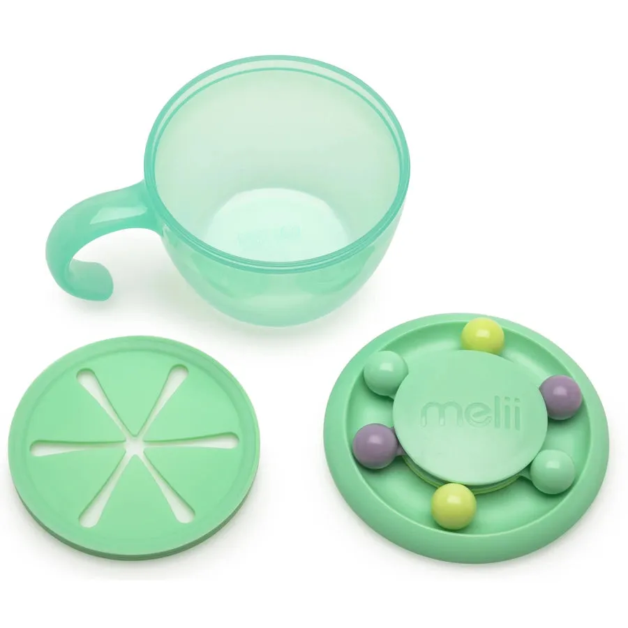 Melii Abacus Snack Container with finger trap Mint