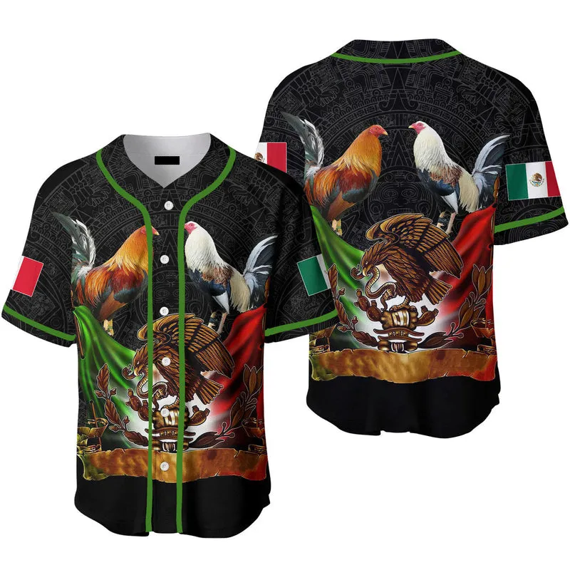 Mexico Flag Baseball Jersey, Idea Gift for Men & Women, Gift For Mexicans