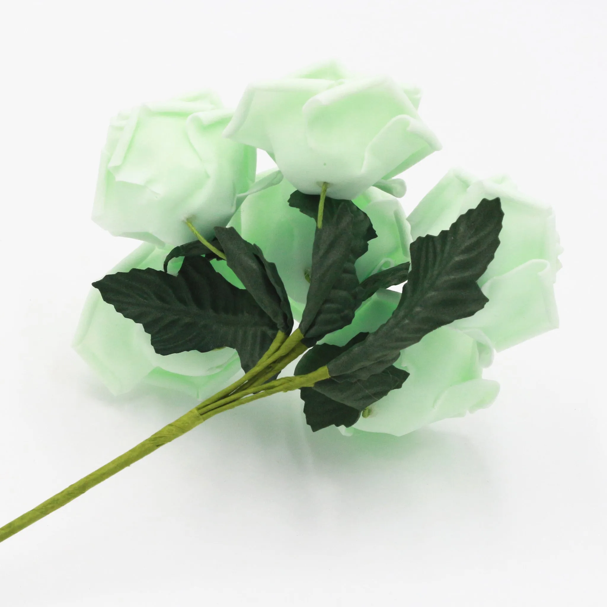 Mint Wedding Flowers Artificial Roses Mint Green Flowers