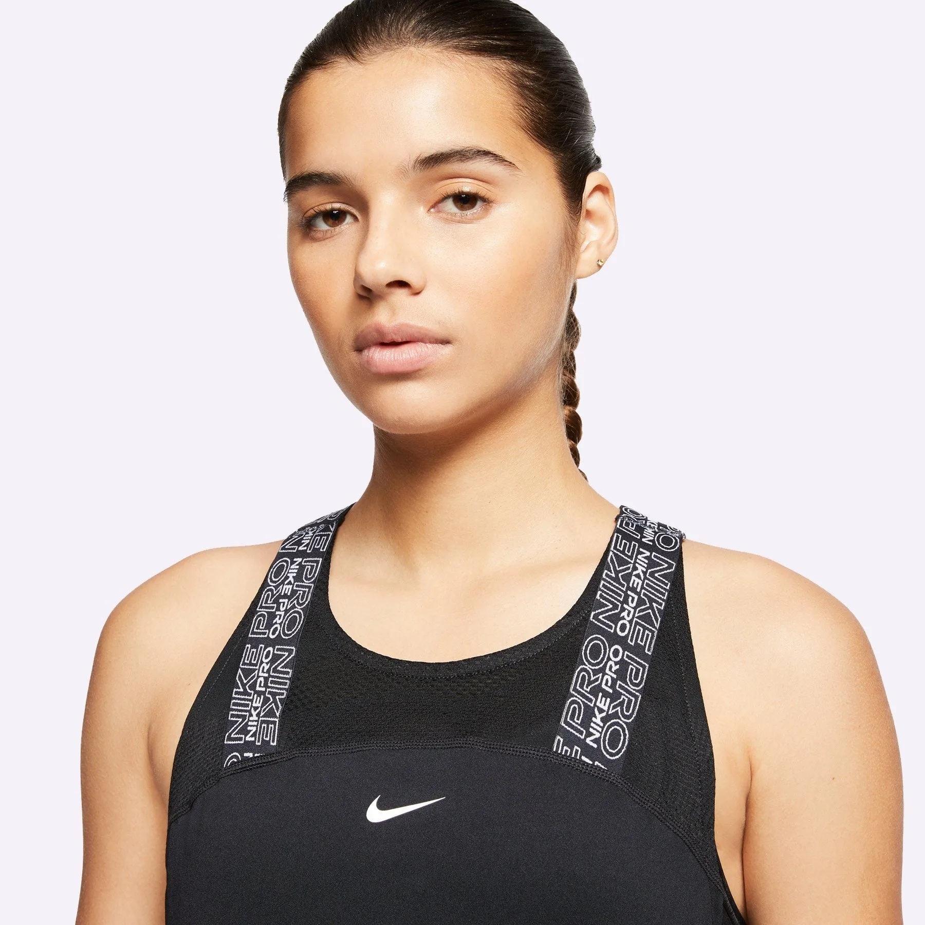 Nike - Pro Dri-FIT Women's Graphic Tank - BLACK/WHITE